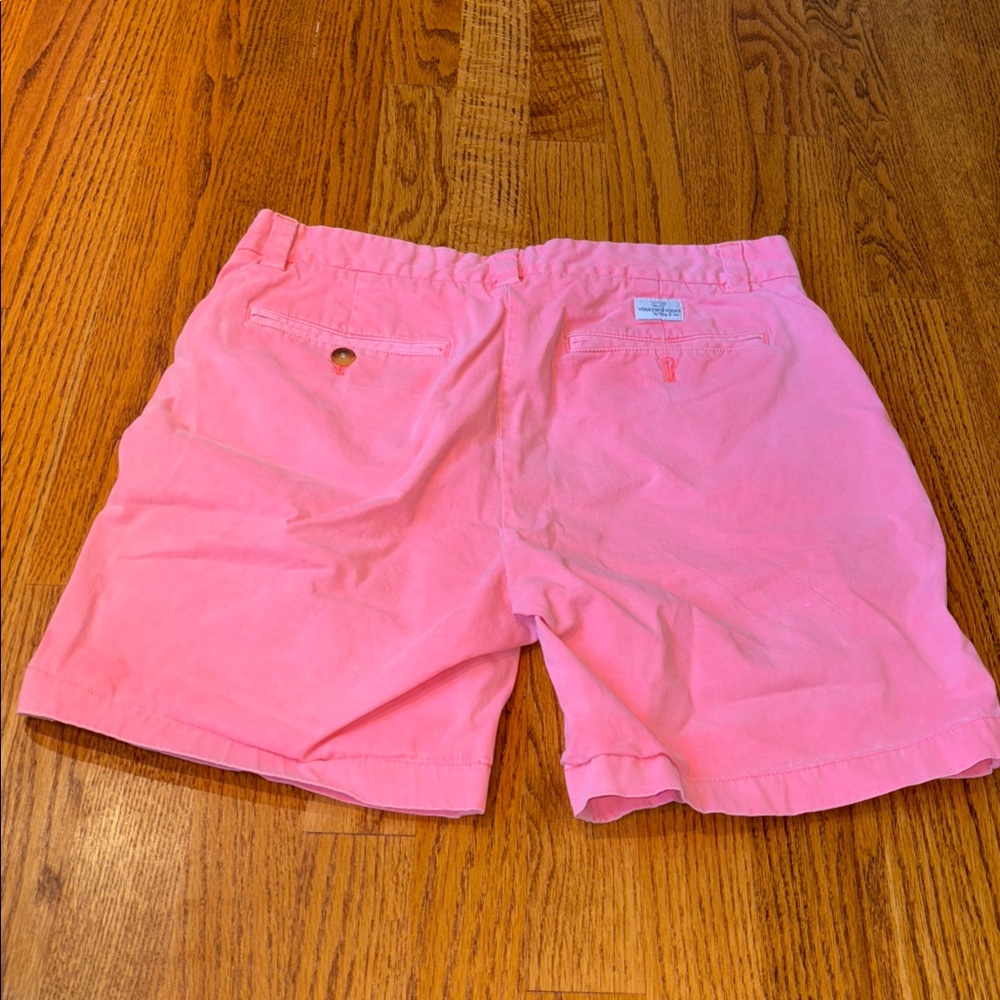 Vineyard Vines Men’s Bright Pink Breaker Shorts Size 30 - Picture 2 of 5